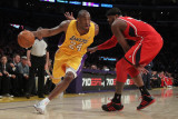 Atlanta Hawks v Los Angeles Lakers  Los Angeles  CA - February 22: Kobe Bryant and Josh Smith