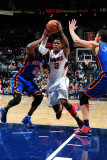 New York Knicks v Atlanta Hawks  Atlanta  GA - January 28: Joe Johnson and Raymond Felton