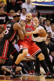Chicago Bulls v Miami Heat  Miami  FL - March 06: Carlos Boozer and Eric Dampier