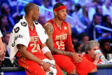 2011 NBA All Star Game  Los Angeles  CA - February 20: Kobe Bryant and Carmelo Anthony