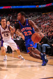 New York Knicks v Phoenix Suns  Phoenix - January 7: Toney Douglas and Steve Nash