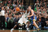 Golden State Warriors v Boston Celtics  Boston  MA - March 4: Kevin Garnett and David Lee
