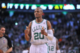 Los Angeles Lakers v Boston Celtics  Boston  MA - February 10: Ray Allen
