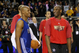 2011 NBA All Star Game Practices  Los Angeles  CA - February 19: Kobe Bryant and Ray Allen
