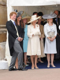 Members of the Royal Family attending the service for the Most Noble Order of the Garter at St Geor