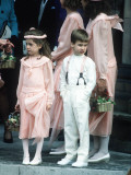 Prince William at wedding of Camilla Dunne and Rupert Soames