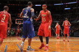 2011 NBA All Star Game  Los Angeles  CA - February 20: Carmelo Anthony and Joe Johnson