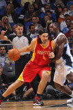 Houston Rockets v Orlando Magic  Orlando  FL - January 7: Luis Scola and Brandon Bass