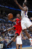Los Angeles Clippers v Oklahoma City Thunder  Oklahoma City  OK - February 22: Eric Bledose and Ser