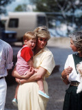 Princess Diana and Prince William on holiday in Majorca