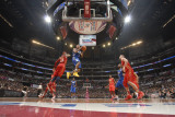 2011 NBA All Star Game  Los Angeles  CA - February 20: Derrick Rose  Carmelo Anthony and Kevin Love