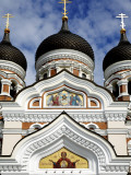 Facade of Saint Alexander Nevsky Cathedral