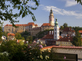 Latran Street Church Tower and Round Tower in Early Morning Light