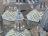 Tiled Domes of Cathedral (Basilica De Nuestra Senora Del Pilar)  from Main Dome