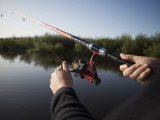 Fishing from Houseboat on Shannon-Erne Waterway