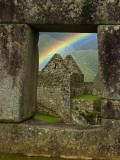 Rainbow Seen Through Temple of Three Windows