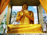 Sitting Buddha Statue at Wat Phnom Sampau