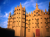 Traditional Sahel Mud-Brick Mosque  Built in 1935  on the River Niger  East of Mopt