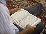 Man Reading Quran  Umayyad Mosque