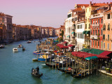 Gondolas on the The Grand Canal