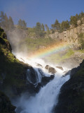 Latefossen Waterfall Near Odda