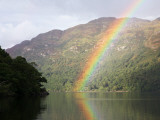 Rainbow over Loch Lomond  Loch Lomond and the Trossachs National Park