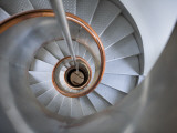 Staircase in Capelinhos Lighthouse