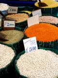 Grains and Pulses for Sale in Street Market  Sultanahmet