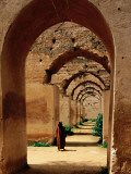 Archways of Old Granary in Meknes