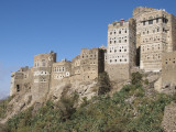 Old Stone Tower Houses Perched on Hilltop