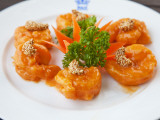 Sauteed Prawns in Mandarin Sauce at Rex Hotel Rooftop Restaurant