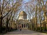 Tree-Flanked Footpath Leading to Grant's Tomb  Riverside Drive at West 122nd Street