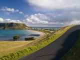 Town of Stanley with 'The Nut' Peak in Background