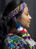 Woman Dressed with Huipil from Concepcion Chiguirichapa