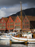 Old Buildings and Boats in Bryggen