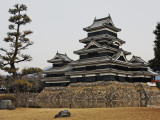 Matsumoto Castle with Moat and Stone Work
