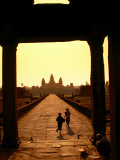 Sunrise at Temple Entrance  Angkor Wat