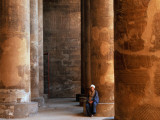 Huge Pillars of the Temple of Khnum in Esna (Isna)