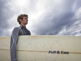 Young Surfer at Meron Beach