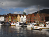 Old Buildings and Boats in Bryggen