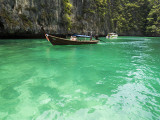 Boats with Tourist Going to Phi-Phi Island