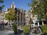 Historic Houses and Open-Air Cafes at Vrijdagmarkt