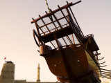 Traditional Boat Display in the Dubai Museum