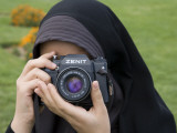 Iranian Girl with Camera