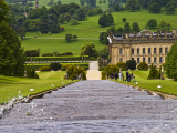 Looking Down the Elaborate Fountain at Chatsworth House