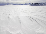 Wind-Scoured Snow Near Paso Marconi on Southern Patagonian Icecap