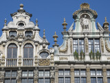 Ornate Gables of Historic Guildhalls on Grand Place