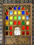 Coloured Window Detail in City Palace