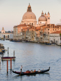 Chiesa Di Santa Maria Della Salute and Gondola from Accademia