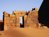 Pyramids and Tombs in Royal Cemetery  Meroe North of Khartoum